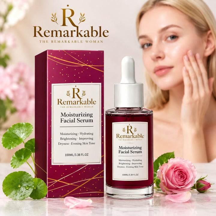 Remarkable Vegan Rose & Centella Moisturizing Facial Serum